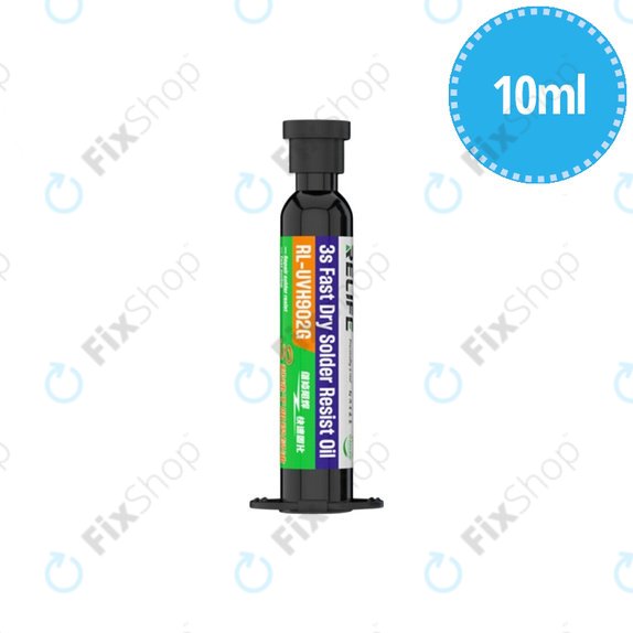 Relife RL-UVH902G - UV utrjujoča spajkalna maska - 10ml (Črn)