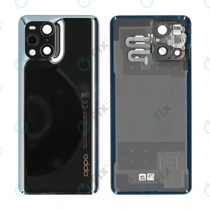 Oppo Find X3 Pro - Pokrov baterije (Gloss Black) - 6561752 Genuine Service Pack