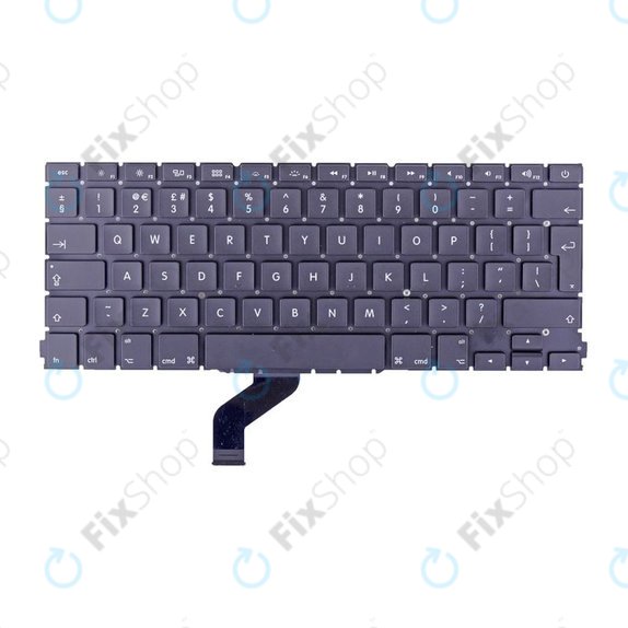 Apple MacBook Pro 13" A1425 (Late 2012 - Early 2013) - Tipkovnica UK