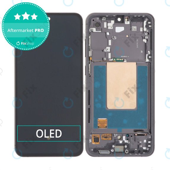 Samsung Galaxy S24 FE S721B - LCD zaslon + steklo na dotik + okvir (Graphite) OLED
