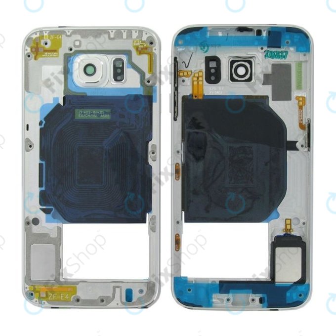 Samsung Galaxy S6 G920F - Srednji okvir (White Pearl) - GH96-08583B Genuine Service Pack
