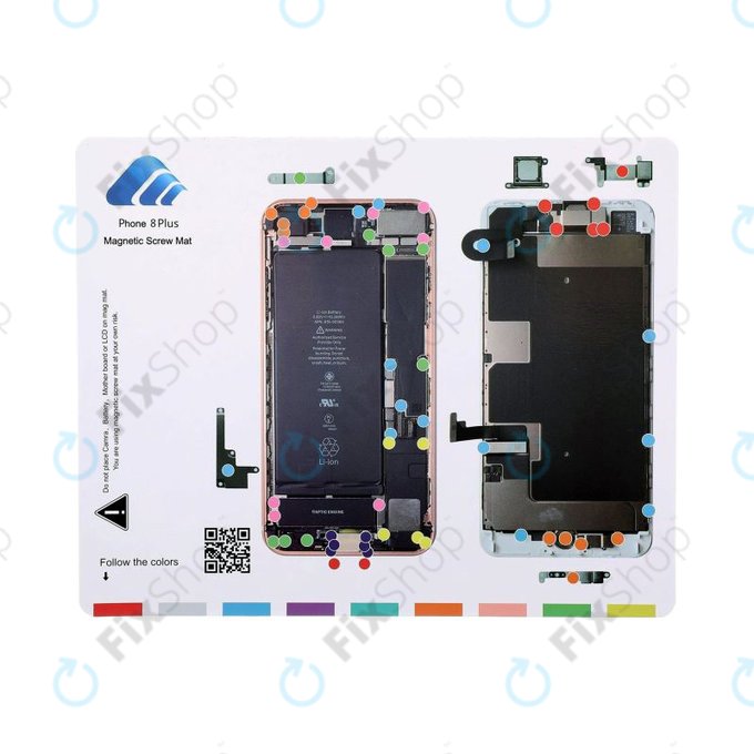 Magnetni organizator z vijaki s shemo (iPhone 8 Plus)