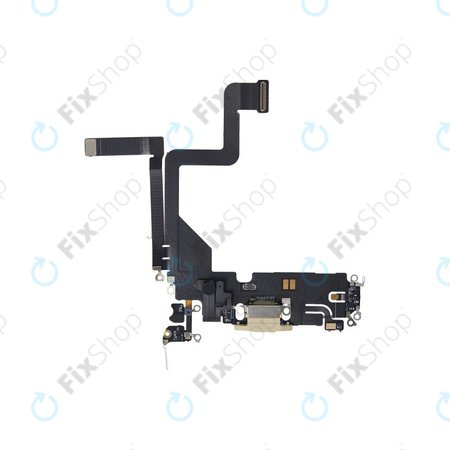 Apple iPhone 14 Pro - Konektor za polnjenje + Flex kabel (Gold)