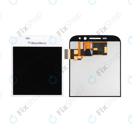 Blackberry Classic Q20 - LCD zaslon + steklo na dotik (White) TFT