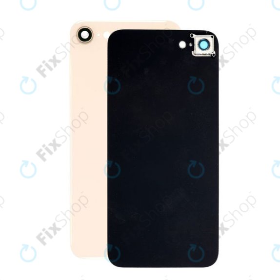 Apple iPhone 8 - Steklo zadnjega ohišja + steklo zadnje kamere (Gold)