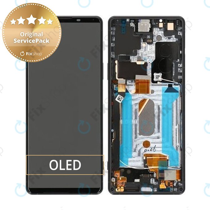 Sony Xperia 1 III - LCD zaslon + steklo na dotik - A5032173A Genuine Service Pack