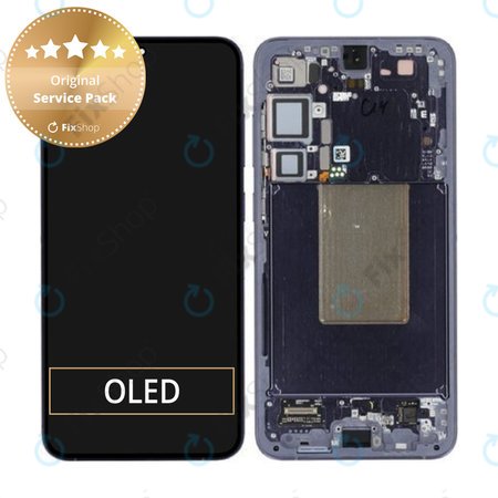 Samsung Galaxy S24 Plus S926B - LCD zaslon + steklo na dotik + okvir (Cobalt Violet) - GH82-33410C Genuine Service Pack