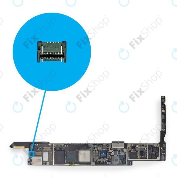 Apple iPad Air - Priključek za glavno ploščo in bralnik SIM