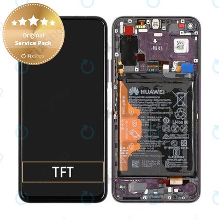 Huawei Honor 20 Pro - LCD zaslon + steklo na dotik + okvir + baterija (Purple) - 02352VKJ Genuine Service Pack
