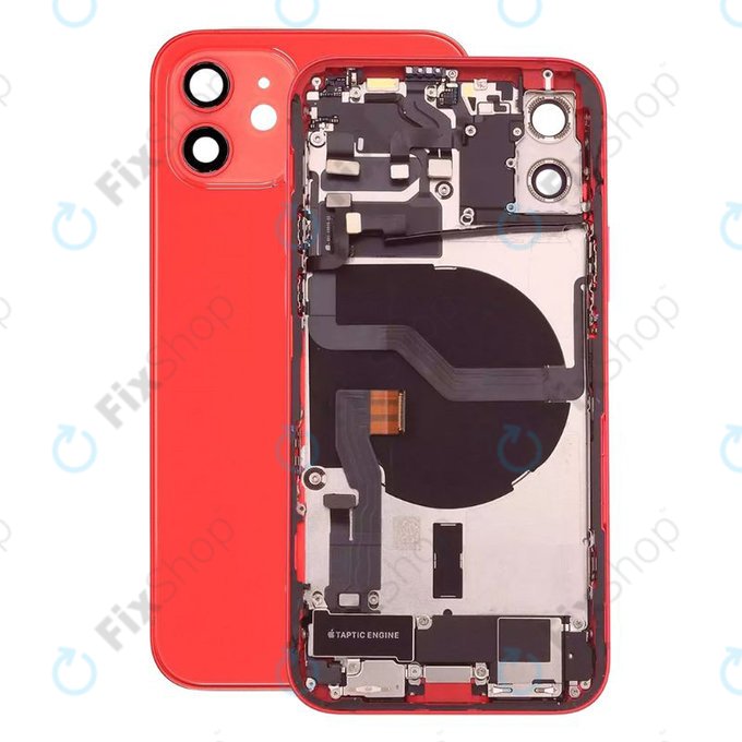 Apple iPhone 12 - Zadnje ohišje z majhnimi deli (Red)