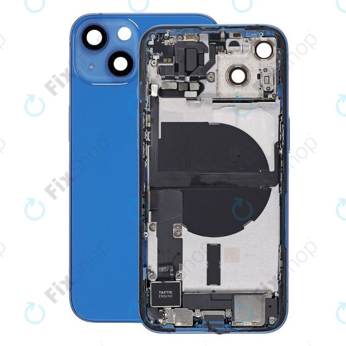 Apple iPhone 13 - Zadnje ohišje z majhnimi deli (Blue)