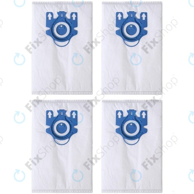 Vrečka za sesalnik, 4 kos za Miele Classic C1, Complete C2, Complete C3, S2, S5, S8, S 400i - S 858