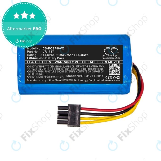 Proscenic Cocoa Smart 780T, 790T, Summer P1s, P2s - Baterija VR1717 Li-Ion 14.8V 2600mAh HQ