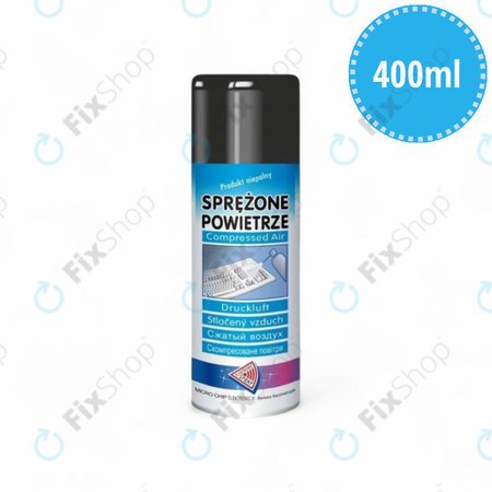Stisnjen zrak, negorljiv, 400 ml, sprej