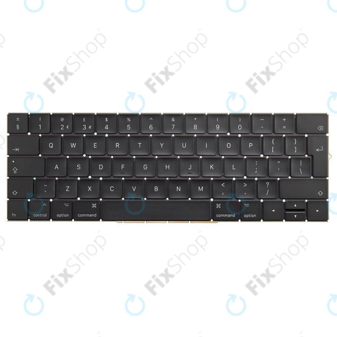 Apple MacBook Pro 13" A1706, 15" A1707 (Late 2016 - Mid 2017) - Tipkovnica UK