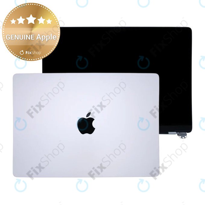 LCD zaslon za MacBook Pro 14", A3112, A3185 (2024), s sprednjim steklom in pokrovom, Silver, 661-41792, Genuine Apple