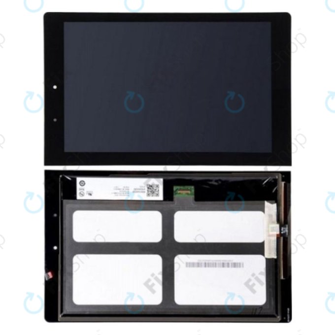Lenovo Yoga TAB 10 HD + B8080-F - LCD zaslon + steklo na dotik (Black) TFT