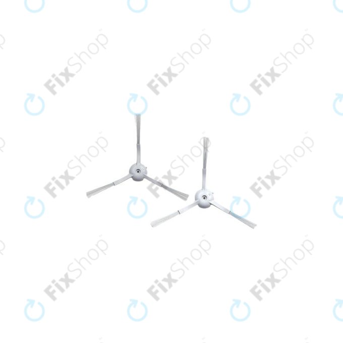 Roidmi EVE Plus - Stranska krtača (bela) - 2 kosa