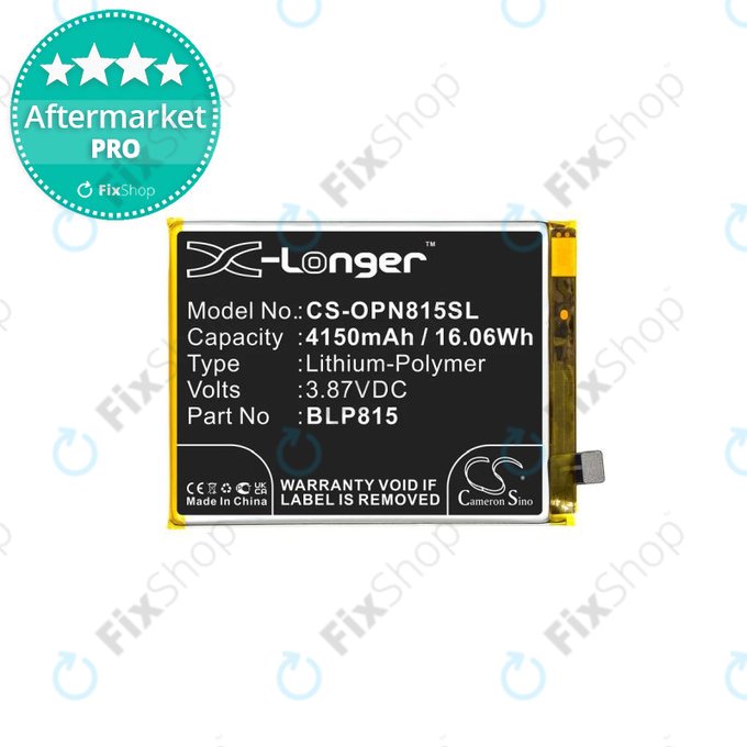 OnePlus Nord N10 5G - Baterija BLP815 4150mAh HQ