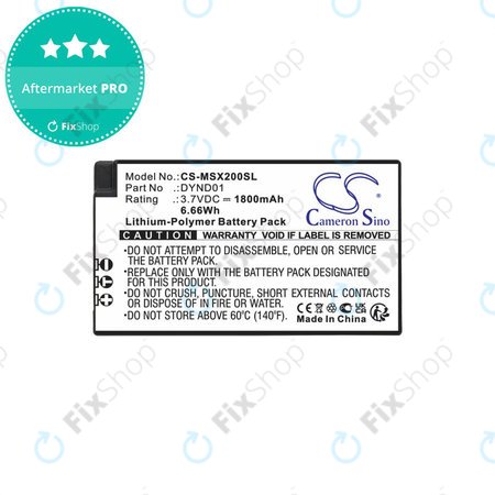 Baterija za Microsoft Xbox Elite Series 2, 1800mAh, Li-Pol, 3.7V, DYND01, HQ