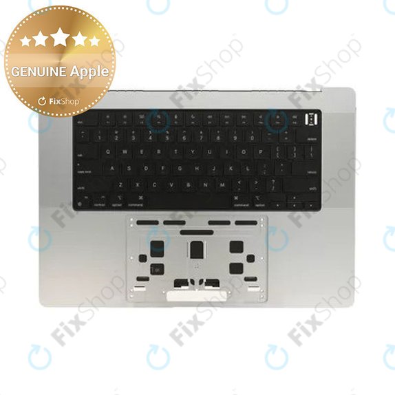 Zgornji okvir tipkovnice za MacBook Pro 16" A2780 (2023), US tipkovnico in baterijo, Silver, 661-32190, Genuine Apple