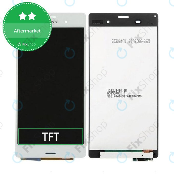 Sony Xperia Z3 D6603 - LCD zaslon + steklo na dotik (White) TFT