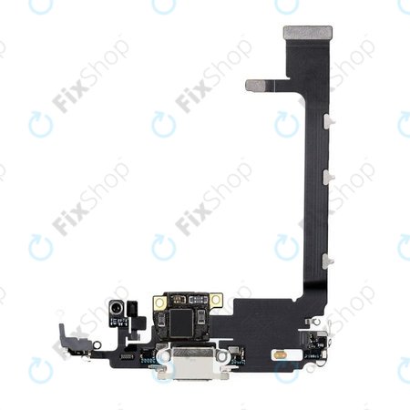 Apple iPhone 11 Pro Max - Konektor za polnjenje + Flex kabel (Silver)