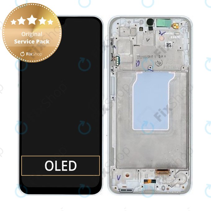 Samsung Galaxy A26 A266E - LCD zaslon + steklo na dotik + okvir (White) - GH82-37049B Genuine Service Pack
