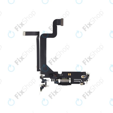 Apple iPhone 14 Pro Max - konektor za polnjenje + Flex kabel (Space Black)
