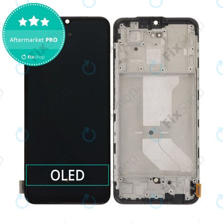 Vivo Y55 - LCD zaslon + steklo na dotik + okvir (Starlight Black) OLED