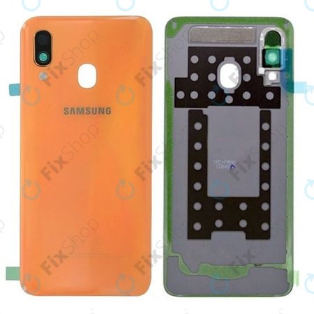 Samsung Galaxy A40 A405F - Pokrov baterije (Coral) - GH82-19406D Genuine Service Pack