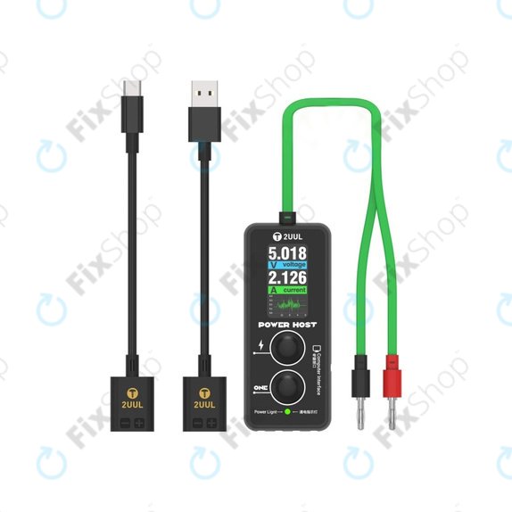 Digitalni USB-C tester napetosti in toka (Power Host), 2UUL PW15