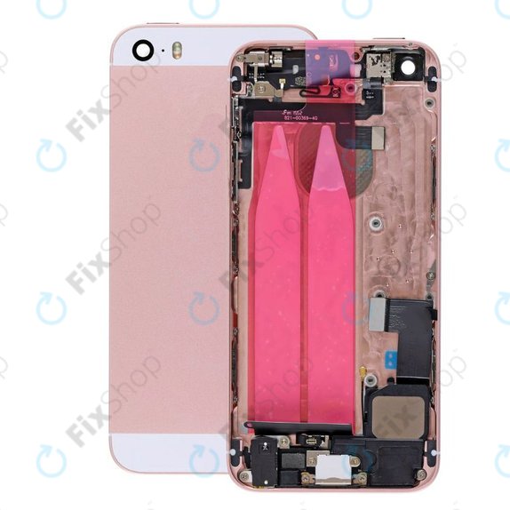 Apple iPhone SE - Zadnje ohišje z majhnimi deli (Rose Gold)