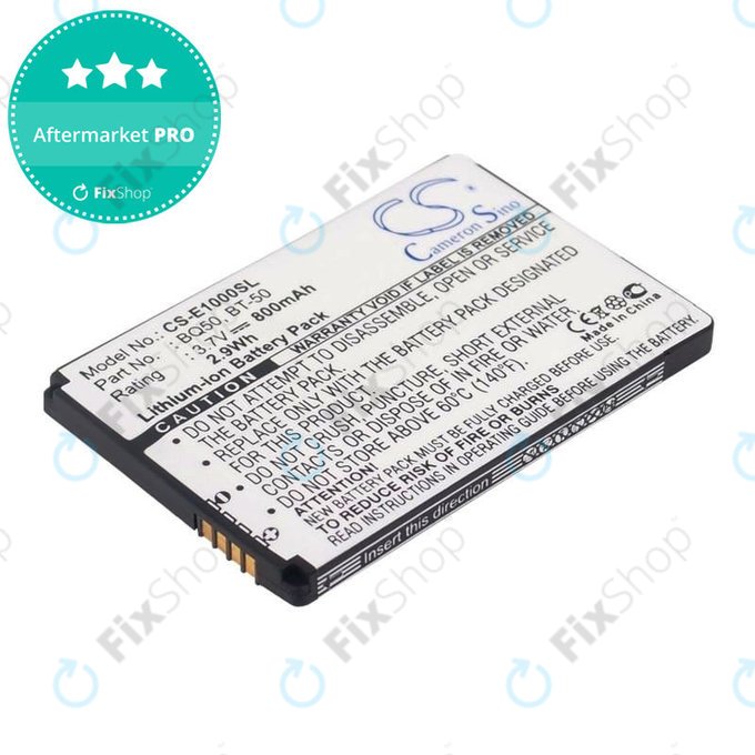 Baterija za Motorola Wilder, 800mAh, Li-Ion, 3.7V, BQ50, HQ