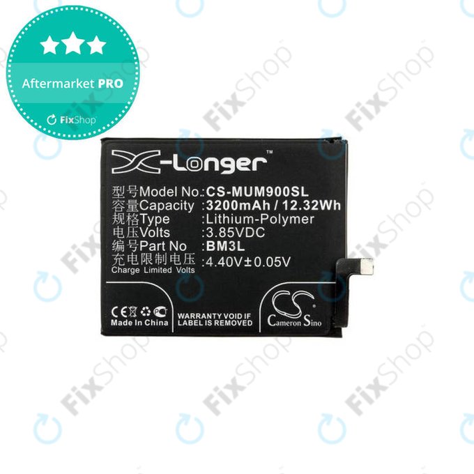 Xiaomi Mi 9 - Baterija BM3L 3200mAh HQ