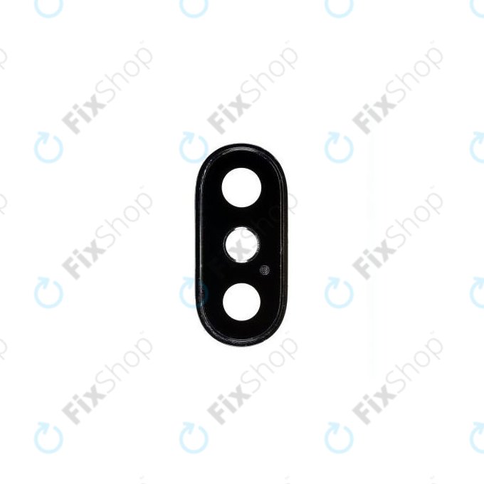Apple iPhone X - steklo kamere z okvirjem (Space Gray)