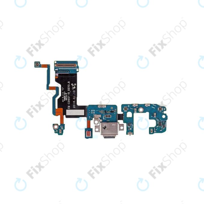 Samsung Galaxy S9 Plus G965F - Priključek za polnjenje + Flex kabel + mikrofon - GH97-21682A Genuine Service Pack