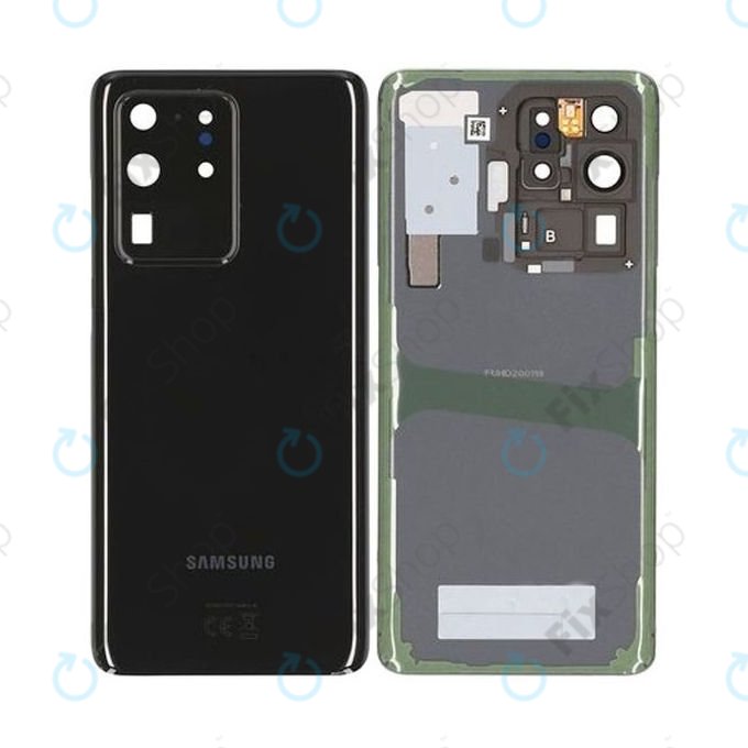 Samsung Galaxy S20 Ultra G988F - Pokrov baterije (Cosmic Black) - GH82-22217A Genuine Service Pack