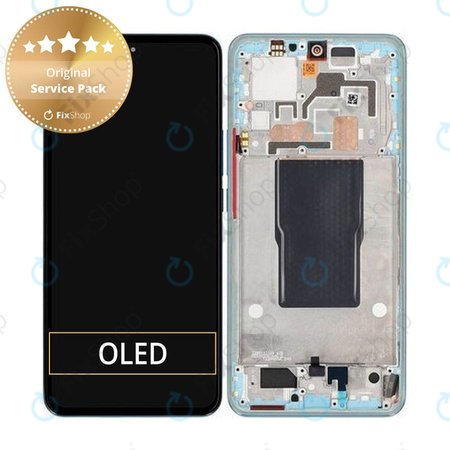 Xiaomi 12T Pro 22081212UG - LCD zaslon + steklo na dotik + okvir (Blue) - 560005L12U00 Genuine Service Pack