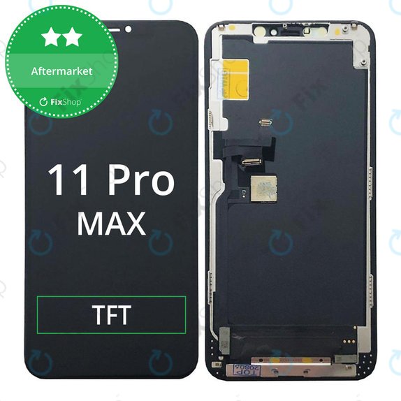 Zaslon In-Cell HD+ za iPhone 11 Pro Max, Steklo na dotik z okvirjem