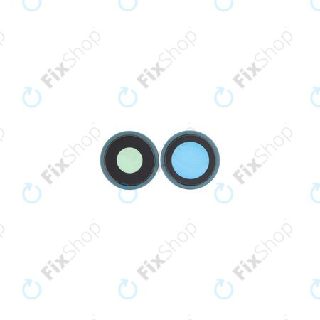 Apple iPhone 16, 16 Plus - Steklo zadnje kamere z okvirjem (Teal) - 2 kosa