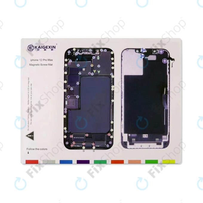 Magnetni organizator z vijaki s shemo (iPhone 12 Pro Max)