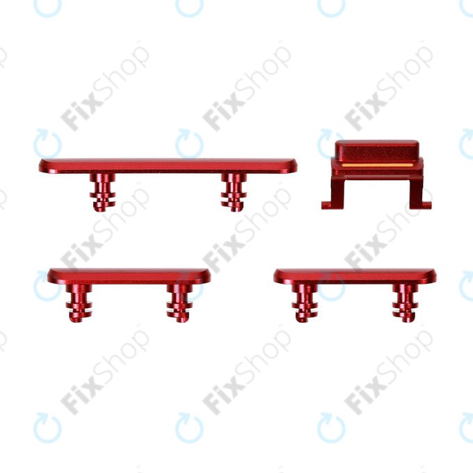 Apple iPhone 11 - Stranski gumbi (Red)