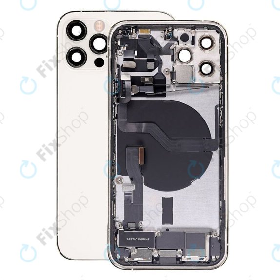 Apple iPhone 12 Pro - Zadnje ohišje z majhnimi deli (Silver)