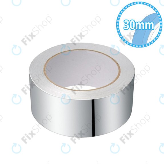 Toplotno odporen aluminijast trak (EMI/RFI) - 30mm x 25m