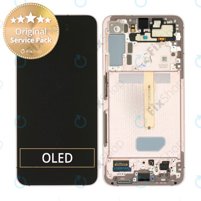 Samsung Galaxy S22 Plus S906B - LCD zaslon + steklo na dotik + okvir (Violet) - GH82-27500F, GH82-27501F Genuine Service Pack