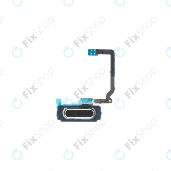 Samsung Galaxy S5 G900F - Home Button + Flex Cable (Charcoal Black)
