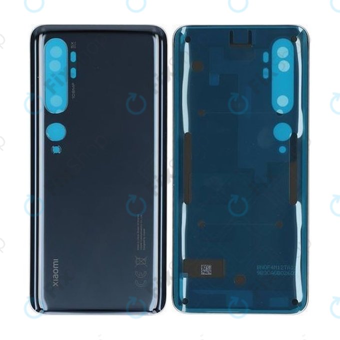 Xiaomi Mi Note 10, Mi Note 10 Pro - Pokrov baterije (Midnight Black) - 55050000391L Genuine Service Pack