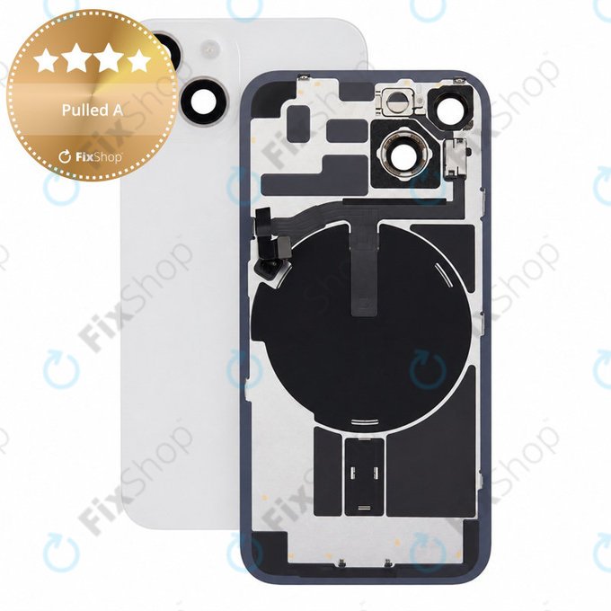 Steklo zadnjega ohišja za iPhone 14, Starlight, Pulled A