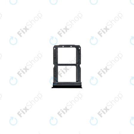OnePlus 6T - Reža za SIM (Mirror Black) - 1071100159 Genuine Service Pack